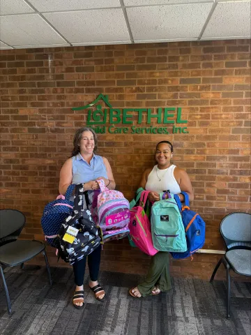 Ready to Distribute Backpacks!