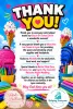 Thank you card from the organization – Note we are mentioned.